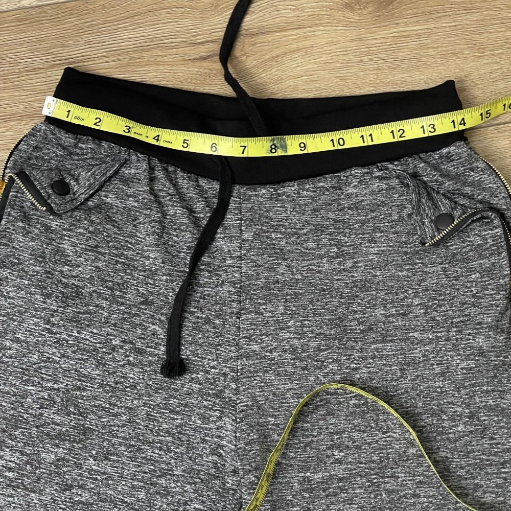 Lycra for Women Size L/XL Gray, side pockets with zipper and snap, elastic waist - Picture 9 of 10